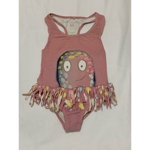 Stella McCartney Kids Pink Monster Swimsuit